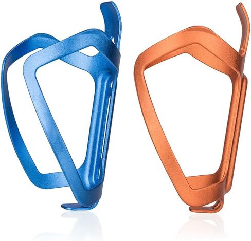 قفص زجاجة مياه للدراجة من SYCOOVEN، حامل أكواب مشروبات جبل الطريق، قفص زجاجة دراجة عالمي لركوب الدراجات في الهواء الطلق مع مسامير (برتقالي) in Kuwait