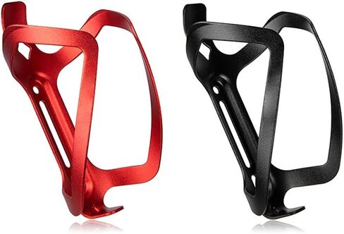 قفص زجاجة مياه للدراجة من SYCOOVEN، حامل أكواب مشروبات جبل الطريق، قفص زجاجة دراجة عالمي لركوب الدراجات في الهواء الطلق مع مسامير (برتقالي) in Kuwait