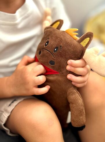 Twigs Moose 8" Tooth Fairy Pillow, Fun and Interactive Plush Toy with Pocket for Lost Teeth in Kuwait