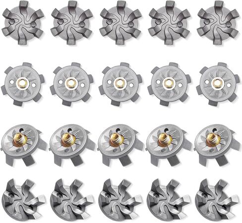 20Pcs Golf Spikes Golf Shoe Spikes Replacements,Golf Spikes for Any Shoe,Suitable for Use on Lawns or Golf Courses. in Saudi Arabia