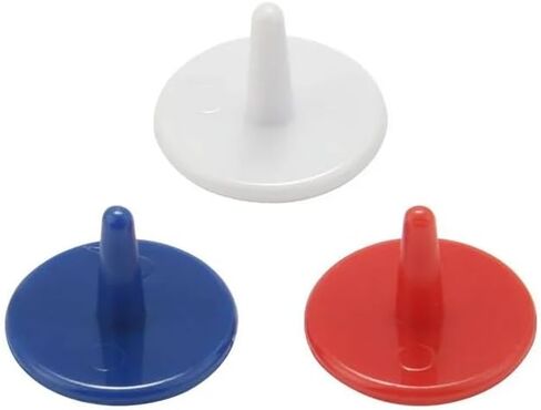 50 Pcs Random Color Golf Ball Marker 18mm，On-Course Accessories，Golf Ball Markers in Saudi Arabia