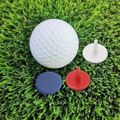 50 Pcs Random Color Golf Ball Marker 18mm，On-Course Accessories，Golf Ball Markers in Saudi Arabia