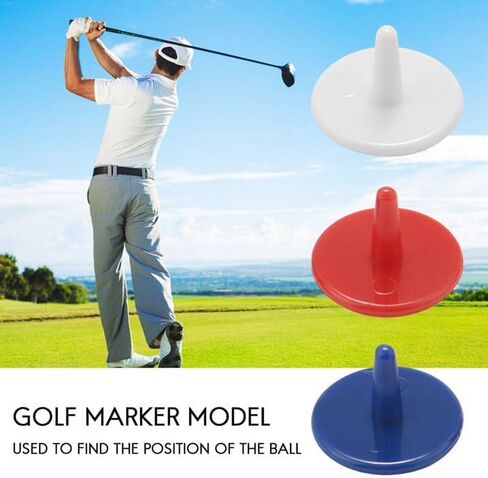 50 Pcs Random Color Golf Ball Marker 18mm，On-Course Accessories，Golf Ball Markers in Saudi Arabia