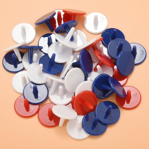 50 Pcs Random Color Golf Ball Marker 18mm，On-Course Accessories，Golf Ball Markers in Saudi Arabia