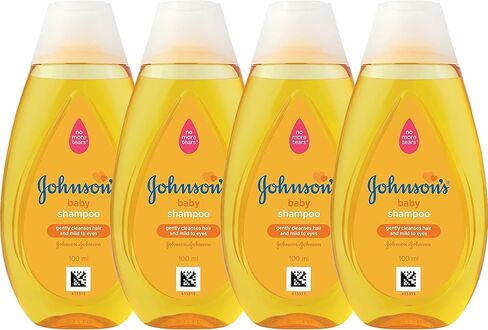 Johnson's Baby Travel Shampoo, 3 Pack 3.38 oz Tear-Free Baby Shampoo, Mild and Gentle Baby Shampoo Scalp and Hair Cleanser, Free of Parabens, Phthalates, Sulfates and Dyes, for Babies, Toddlers, Kids in Kuwait