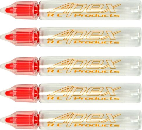 Apex RC Products 15ml / .5oz Oil/Fluid Dropper Plastic Bottle Applicator - 5 Pack 2100 in Saudi Arabia