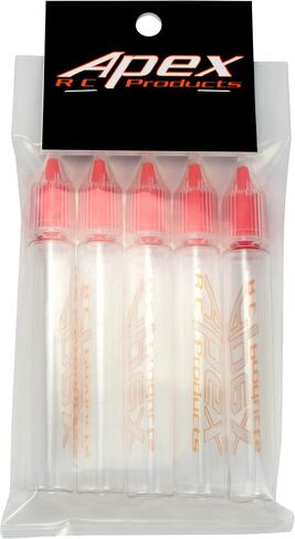 Apex RC Products 15ml / .5oz Oil/Fluid Dropper Plastic Bottle Applicator - 5 Pack 2100 in Saudi Arabia