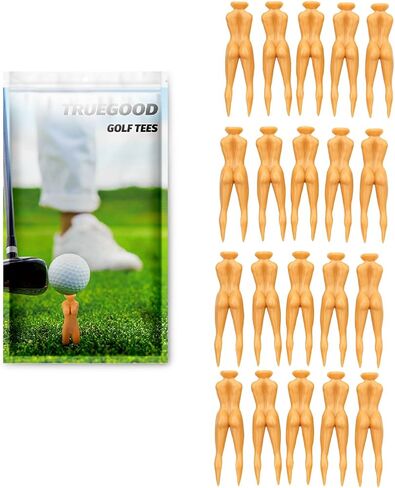 20P Funny Golf Tees - 3" Lady Girl Golf Tees - Plastic Pin up Golf Tees - Perfect for Golf Training & Golf Accessories Uncle Father Present Men Gift Party in Kuwait