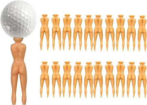 20P Funny Golf Tees - 3" Lady Girl Golf Tees - Plastic Pin up Golf Tees - Perfect for Golf Training & Golf Accessories Uncle Father Present Men Gift Party in Kuwait