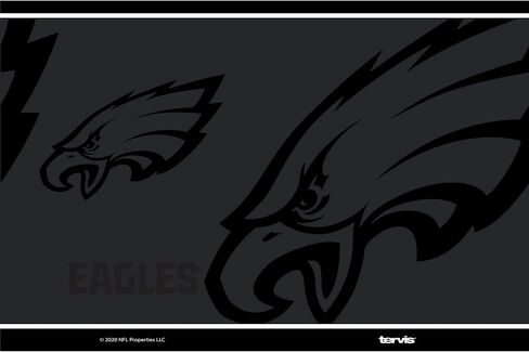 Tervis Triple Walled NFL Philadelphia Eagles Insulated Tumbler Cup Keeps Drinks Cold & Hot, 30oz - Stainless Steel, Blackout in Saudi Arabia
