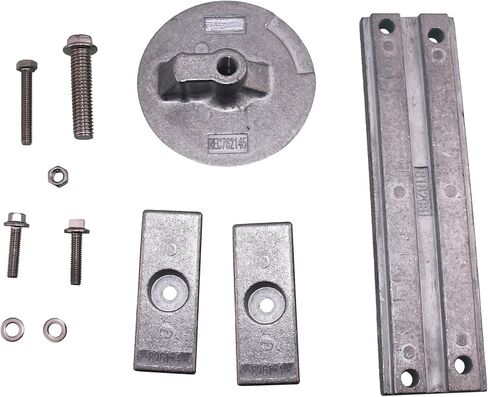 مجموعة أنود الزنك من كابتن تحل محل المحركات الخارجية ميركوري 75-250 حصان فيرادو وأوبتيماكس الخارجية 97-8M0107550 818298 762145 826134 in Kuwait
