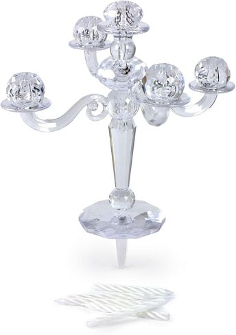 Fancy That 5228997 Cake Candelabra Birthday Holder with 9 Candles, 6.566, Assorted in Saudi Arabia