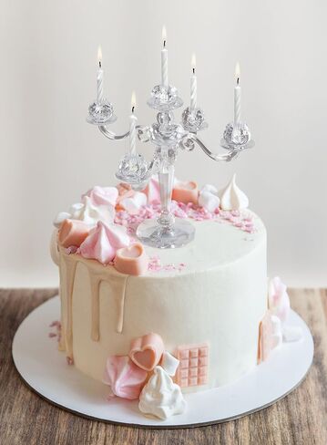 Fancy That 5228997 Cake Candelabra Birthday Holder with 9 Candles, 6.566, Assorted in Saudi Arabia
