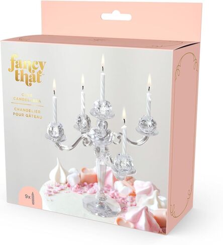 Fancy That 5228997 Cake Candelabra Birthday Holder with 9 Candles, 6.566, Assorted in Saudi Arabia