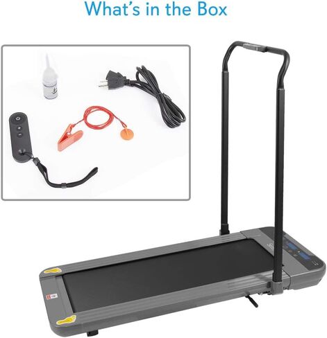 SereneLife Folding Digital Display Electric Treadmill – Fitness Training Cardio Equipment for Home Workouts, Jogging, Walking Exercise – Compact Minimal Profile Running Belt in Saudi Arabia