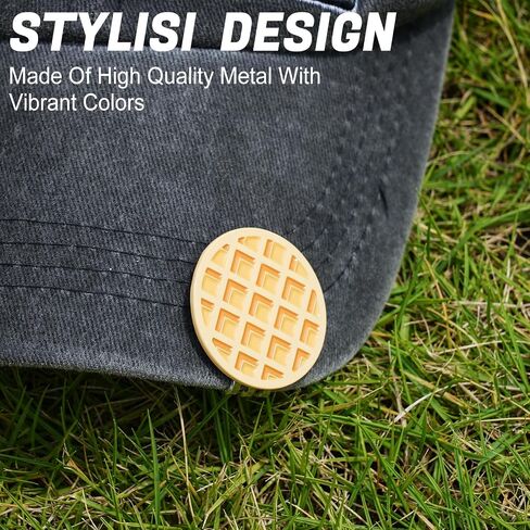 Golf Ball Marker with Magnetic Hat Clip, Golf Ball Markers for Putting Green Golf Accessories & Funny Golf Gifts for Men Women Golfers in Saudi Arabia