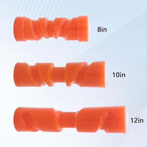 ORLANG 8 Inch/10 Inch/12 Inch Heavy Duty Boat Trailer Roller, Self Centering Keel Roller, Boat Rollers for Trailer, Polyurethane Keel Roller Assembly fits 5/8" Shaft - Blue/Orange in Saudi Arabia