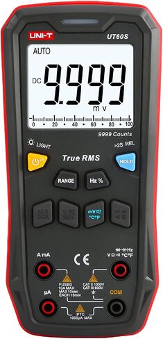 UNI-T Digital Multimeter Tester UT139C, Voltage Meter Tester Capacitance Meter Frequency TRMS 6000 Counts Auto/Manual Ranging in Saudi Arabia