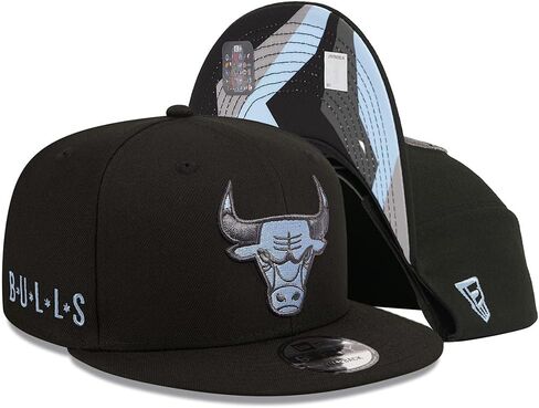 قبعة New Era Chicago Bulls 9FIFTY Retro Hook Jordan 7 CHAM Snapback، قبعة سوداء in Saudi Arabia