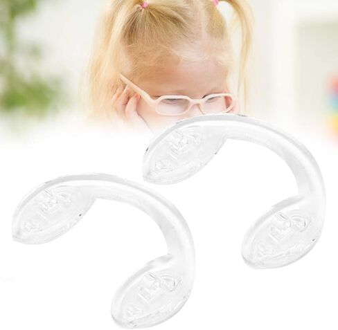 20 Pairs U-Shape Eye Glasses Nose Pads, Silicone Anti-Slip Saddle Bridge Nose Pads Children Anti-Drop Glasses Pad Eyeglasses Sunglasses in Saudi Arabia
