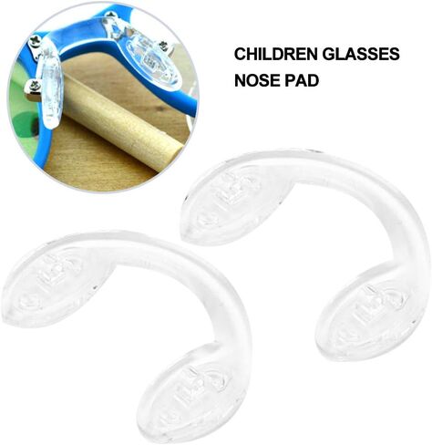 20 Pairs U-Shape Eye Glasses Nose Pads, Silicone Anti-Slip Saddle Bridge Nose Pads Children Anti-Drop Glasses Pad Eyeglasses Sunglasses in Saudi Arabia