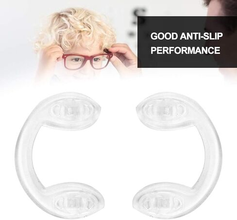 20 Pairs U-Shape Eye Glasses Nose Pads, Silicone Anti-Slip Saddle Bridge Nose Pads Children Anti-Drop Glasses Pad Eyeglasses Sunglasses in Saudi Arabia