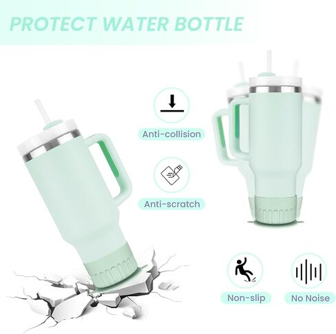 Epessa Water Bottle Pouch for Stanley, Tumbler Pouch for Stanley Cup Accessories, Running Water Bottle Bag for Stanley 20oz-40oz for Cards, Keys, Earphone, Workout Outdoor Gym Accessories for Women in Saudi Arabia
