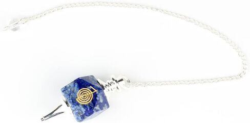 Lapis Lazuli Dodecahedron Engraved Usui Crystal Pendulum Natural Chakra in Saudi Arabia
