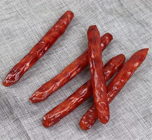 3 قطعة السجق الصيني الاصطناعي محاكاة واقعية الغذاء هوت دوج نموذج لعرض الدعائم الديكور in Kuwait