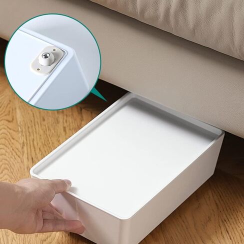 عجلات ذاتية اللصق، بكرة عالمية من نوع اللصق، عجلات لاصقة صغيرة دوارة 360 درجة، بكرة لاصقة قابلة للدوران لسلة المهملات، صندوق التخزين، الأثاث، 8 قطع. أبيض. in Kuwait