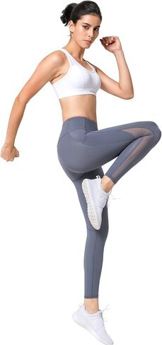 Yvette حمالات صدر رياضية شبكية للنساء عالية التأثير وممتصة للرطوبة حمالة صدر رياضية بظهر متقاطع كأس مصبوب للجري مقاس كبير أبيض in Kuwait