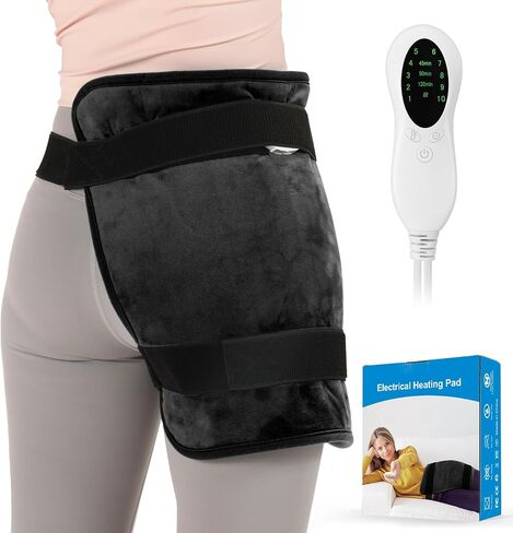 TABEKE Hip Heating Pad for Hip/Sciatica Pain Relief, Hip Support Brace, Lower Back/Thigh/Buttock Electric Heat Pad, Hot Physical Therapy Devices for Men, Women in Saudi Arabia