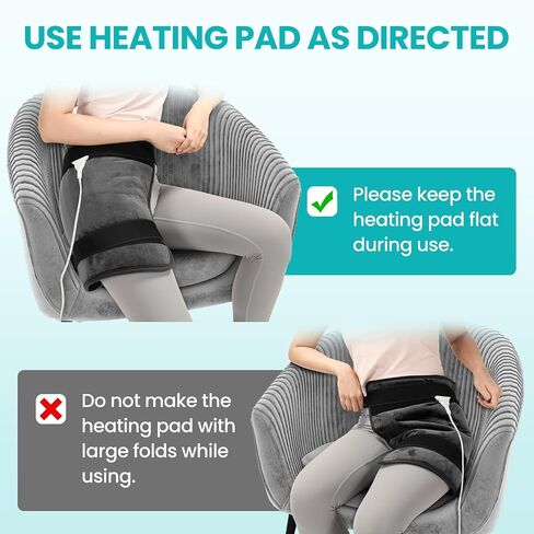 TABEKE Hip Heating Pad for Hip/Sciatica Pain Relief, Hip Support Brace, Lower Back/Thigh/Buttock Electric Heat Pad, Hot Physical Therapy Devices for Men, Women in Saudi Arabia