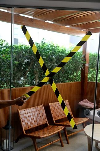 3M 1125-BY Hazard Marking Duct Tape, Black & Yellow, 1.88 inches by 25 Yards, 1 roll in Saudi Arabia