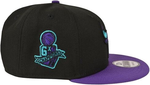 New Era Chicago Bulls 9FIFTY 6X NBA Finals Champions Retro 6 Aqua Snapback Cap, Adjustable Hat in Saudi Arabia