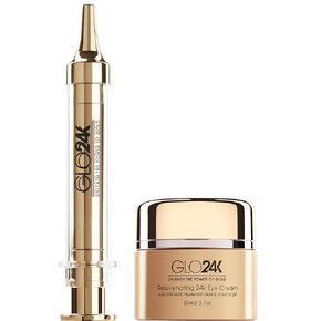GLO24K Eye Care Set with our 24k Instant Facelift Cream & Eye Cream. For Your Eyes Only! Glow with GLO24K