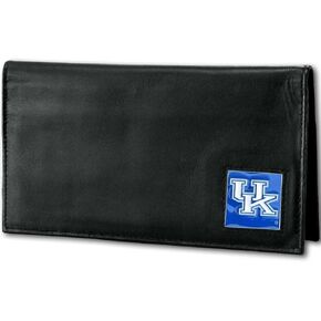 NCAA Siskiyou Sports Fan Shop Kentucky Wildcats Deluxe Leather Checkbook Cover One Size Black