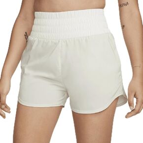 Nike One SE Women's Dri-FIT Ultra-High-Waisted 3" Brief-Lined Shorts (Sea Glass/Sail, FN3164-020)