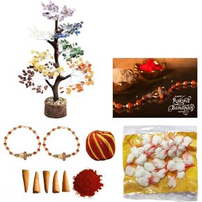 Wonder Care Combo Pack For Rakhi Festival | Rakhi Decorations With Cards And Kumkum Rakhi Gift for Brother | Rakhi set of 2