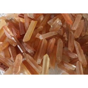 Pachamama Essentials Tangerine Quartz Point - Healing Stone - Crystal Healing 1"- 2" - 1pc.- Thin
