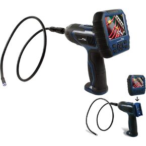 Whistler WIC-5200 Handheld Borescope Camera, Industrial Endoscope with 9mm Camera and Light, Inspection Camera with Detachable 3.5" Color LCD Monitor for Automotive Mechanics - 3.3ft