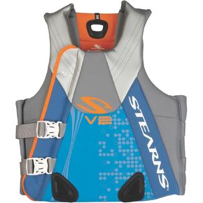 STEARNS Women's V2 Series Abstract Wave Neoprene Life Vest, USCG Approved Type III Life Jacket for Boating, Swimming, Watersports, & More