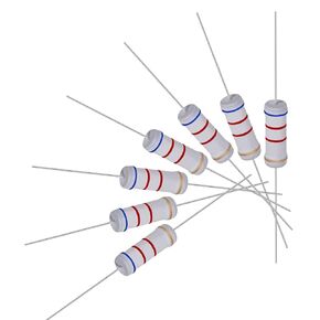uxcell 40Pcs 6.2K Ohm Resistor, 3W 5% Tolerance Metal Oxide Film Resistors, Lead, Flame Proof for DIY Electronic Projects and Experiments