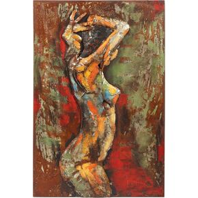 Empire Art Direct Mixed Media Iron Hand Painted Dimensional Wall Art Ready to Hang, 48" x 32", Natural Beauty 3