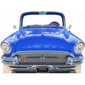 SS11041 Classic Blue Car Coupe 1955 Stand in Cardboard Cutout Standee Standup