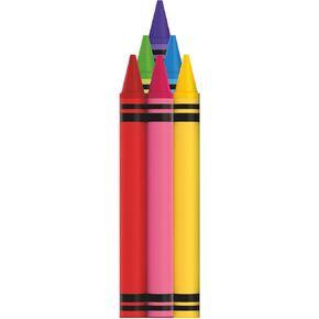 Wet Paint Printing SP12549 Crayons for Coloring 80in Prop Art Drawing Cardboard Cutout Standee Standup