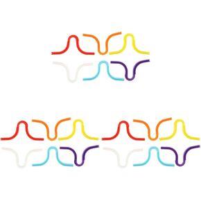 EXCEART 6 Pcs Nose Clip Silicone Nose Bridge Silicone Sponge Comfy Brace Silicone Face Mask Nose Bridge Strips Pads Clip Holder Foam Sponge Masks Flat Bracket Glasses