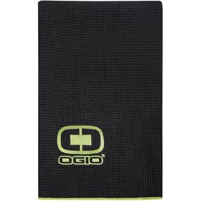 OGIO Golf Towel, Black/Acid