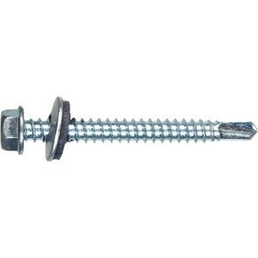 The Hillman GroupThe Hillman Group 35174 Hex Washer Head Self-Drilling Screw w/Neoprene Washer 12-14 x 2 20-Pack