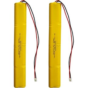 9.6V 900mAh Exit Sign Emergency Light Battery Compatible with BBAT0043A BAT9.6V700 BBAT0044A BAA-96 Unitech ELB-B003 ELBB003 Lithonia ELB-B004 ELBB004 OSI OSA228 DANTONA CUSTOM-306-U (2 Pack)